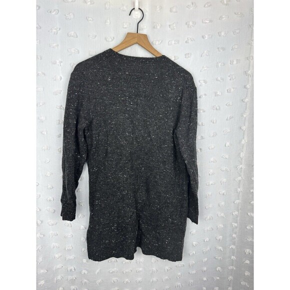 Madewell Donegal Kent Cardigan Sweater Gray Wool Blend Medium - Picture 6 of 6